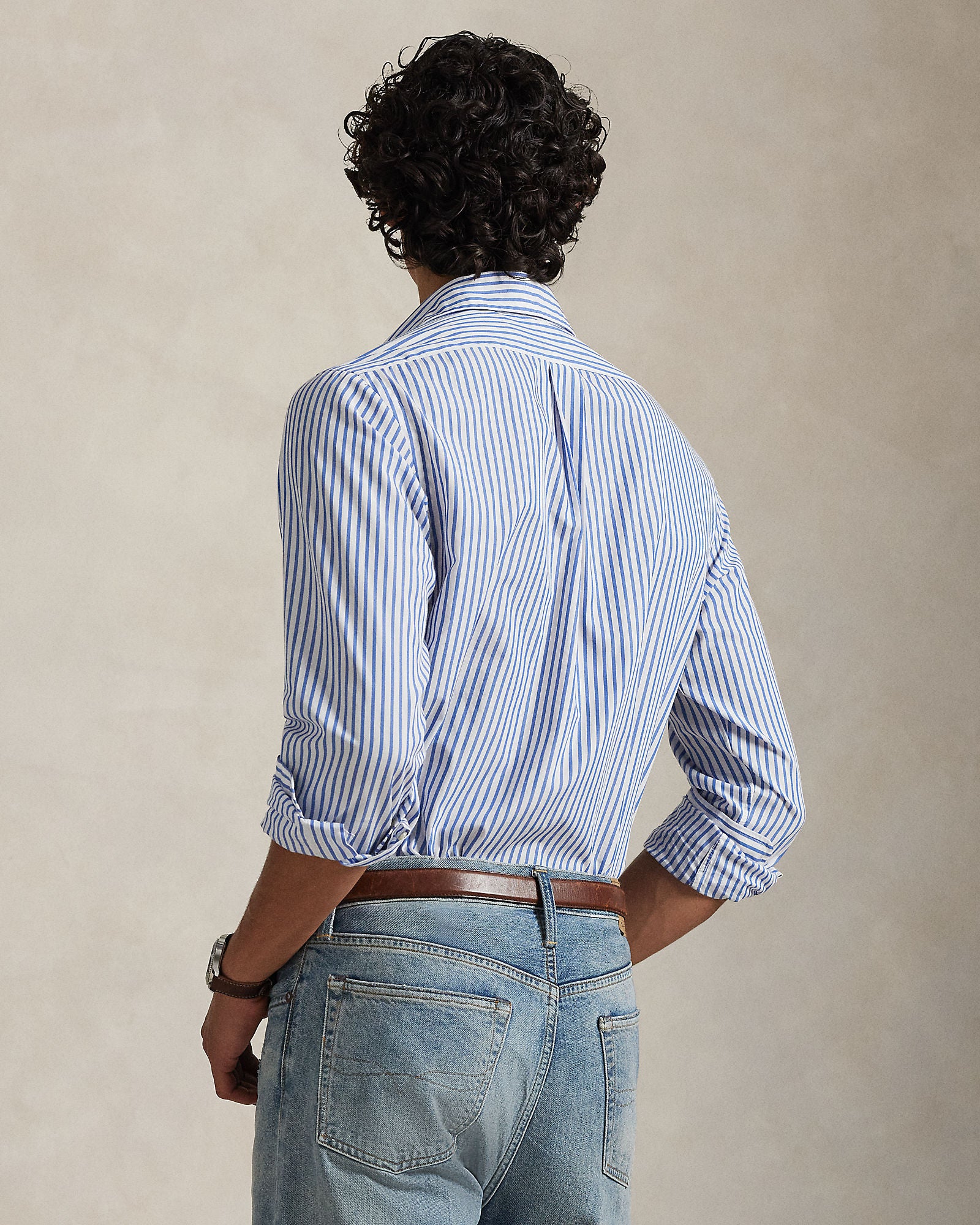Custom Fit Striped Broadcloth Shirt - BoUvy