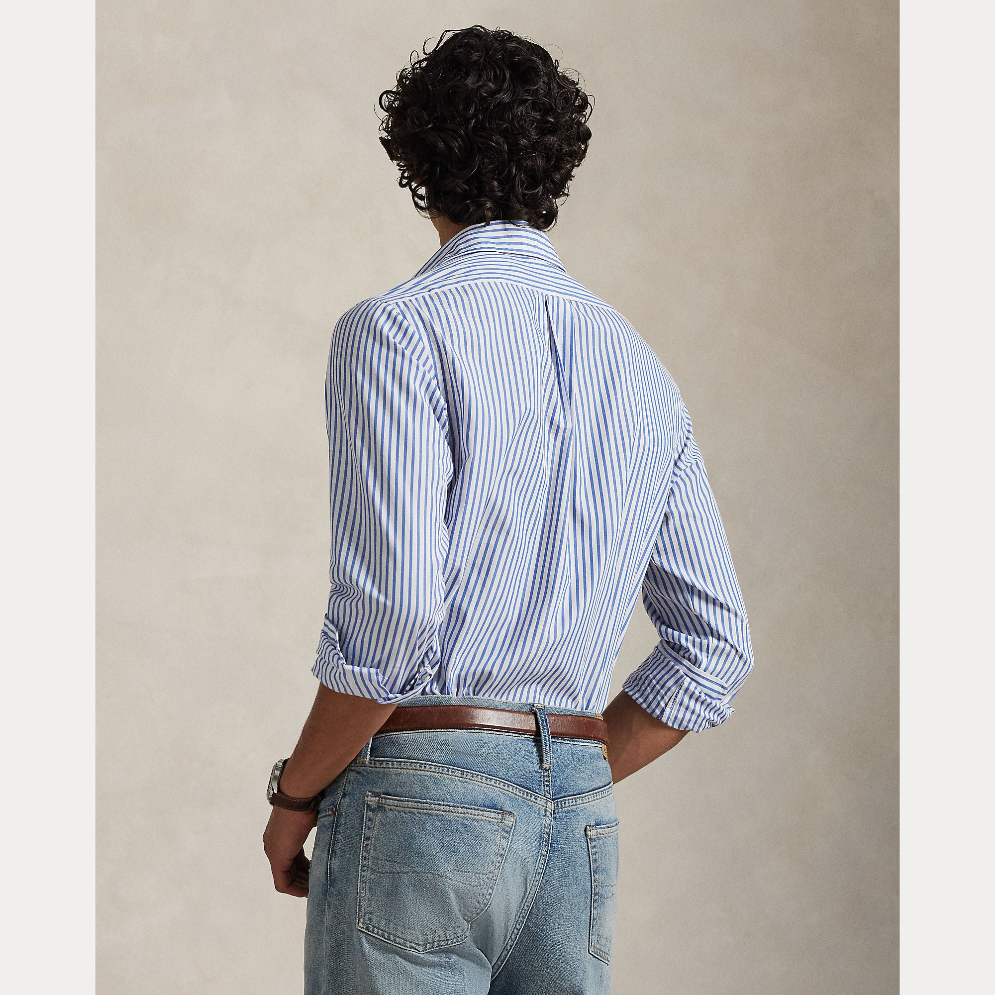 Custom Fit Striped Broadcloth Shirt - BoUvy