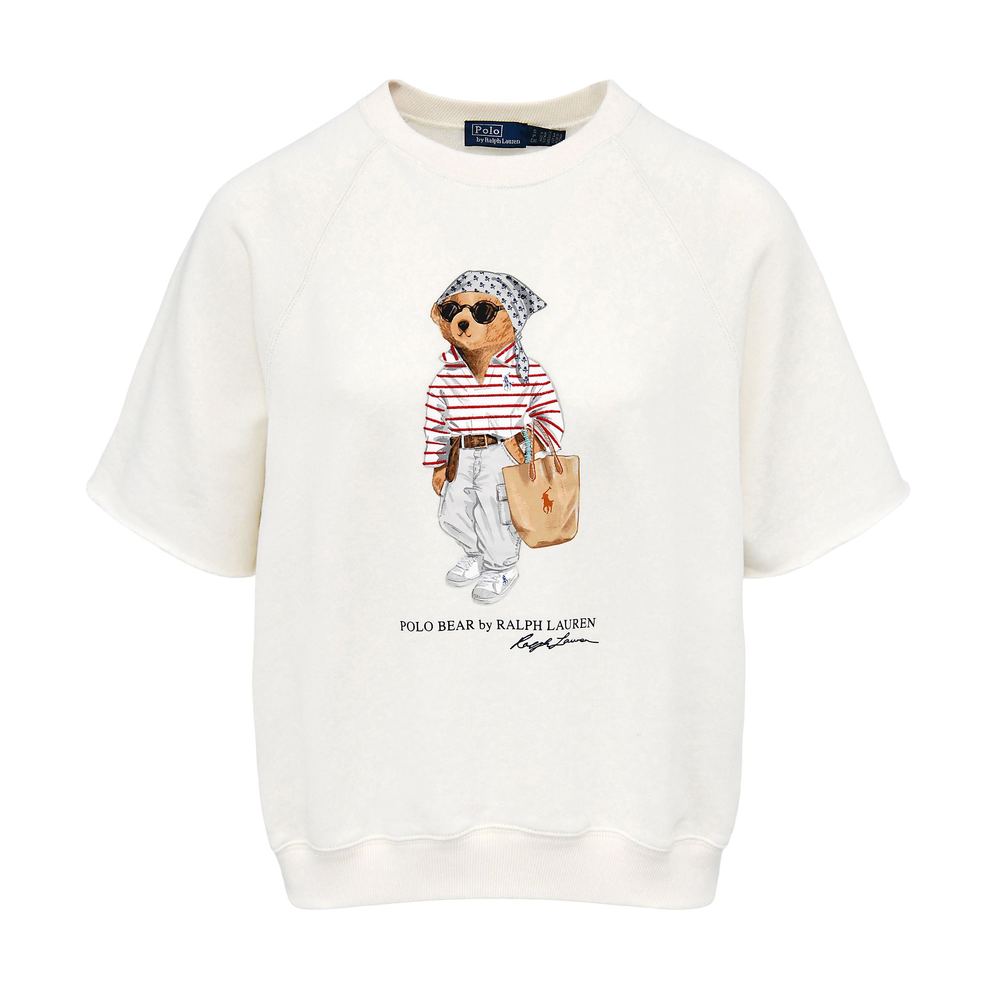 Polo Bear Fleece Short-Sleeve Sweatshirt - BoUvy