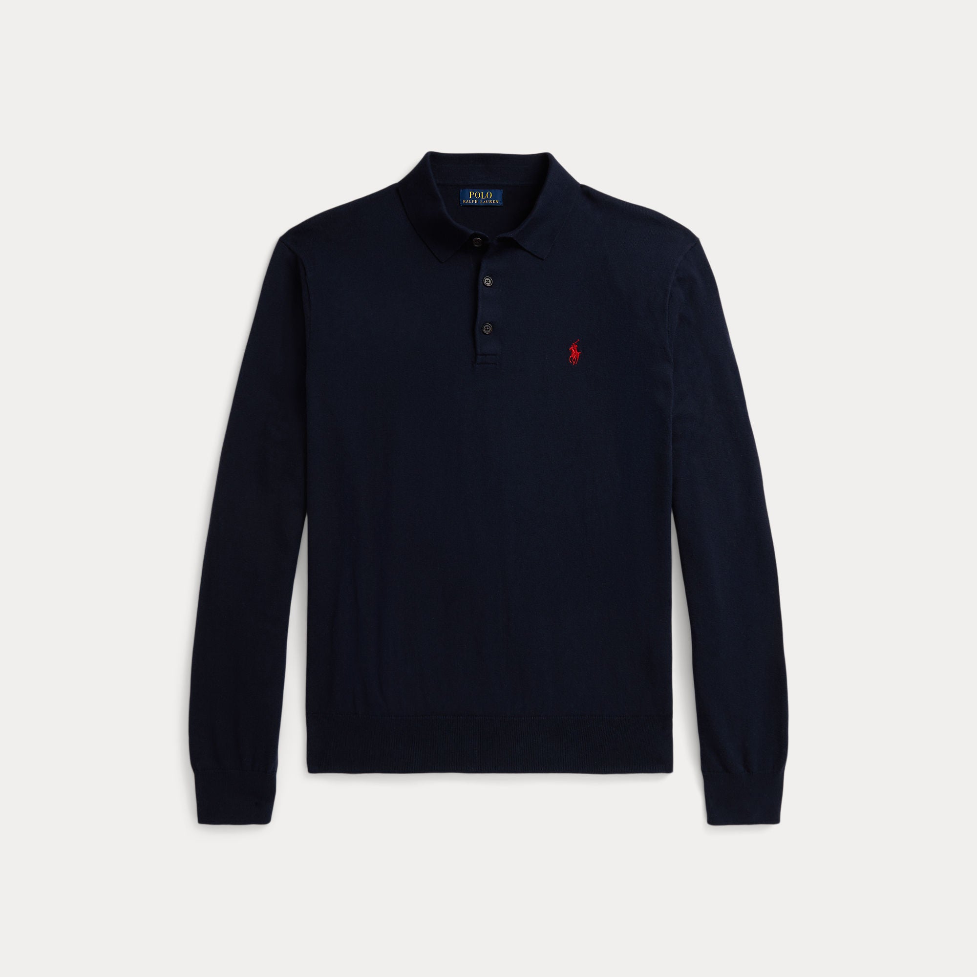 Cotton Polo-Collar Sweater - BoUvy