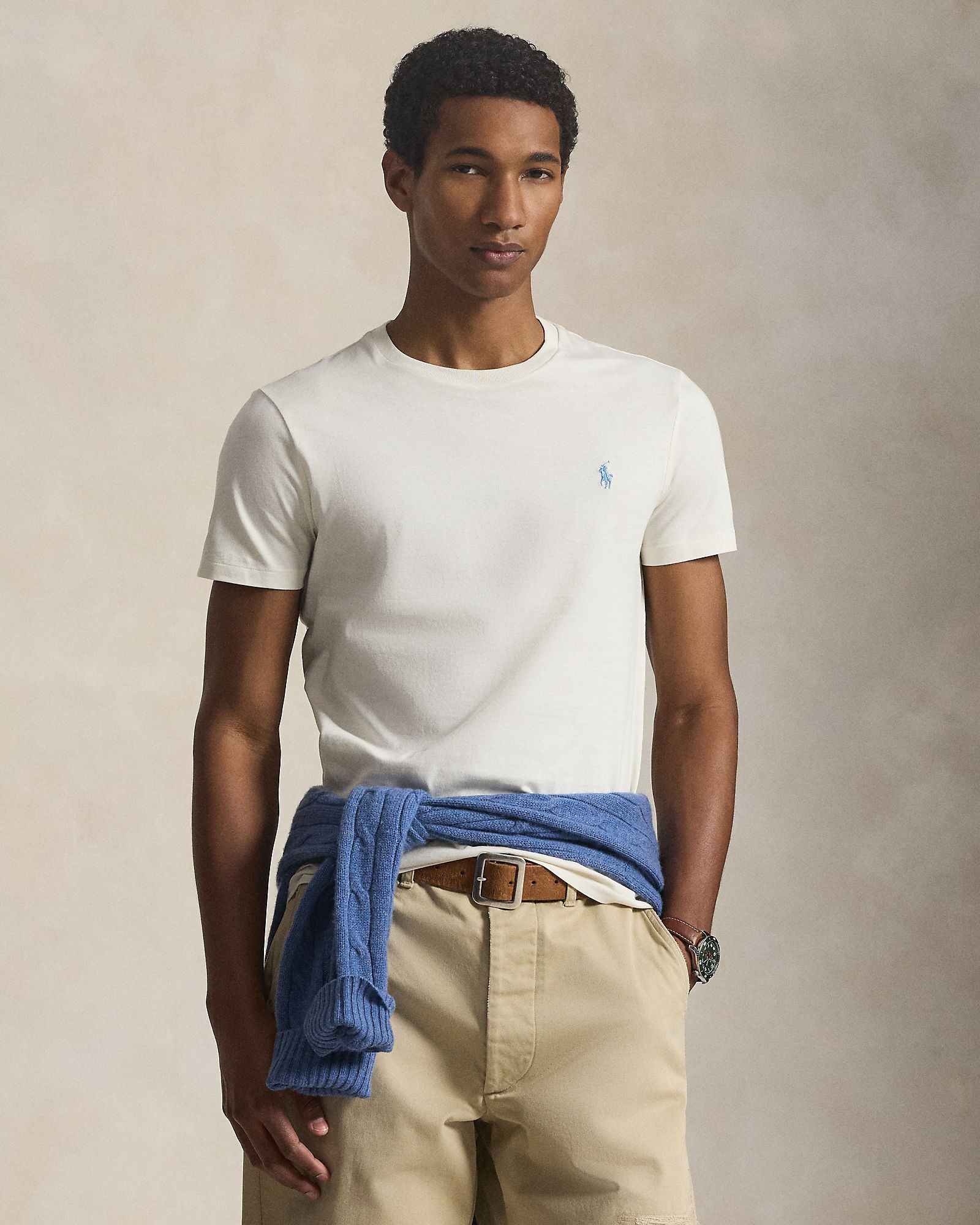 Jersey Crewneck T-Shirt - BoUvy