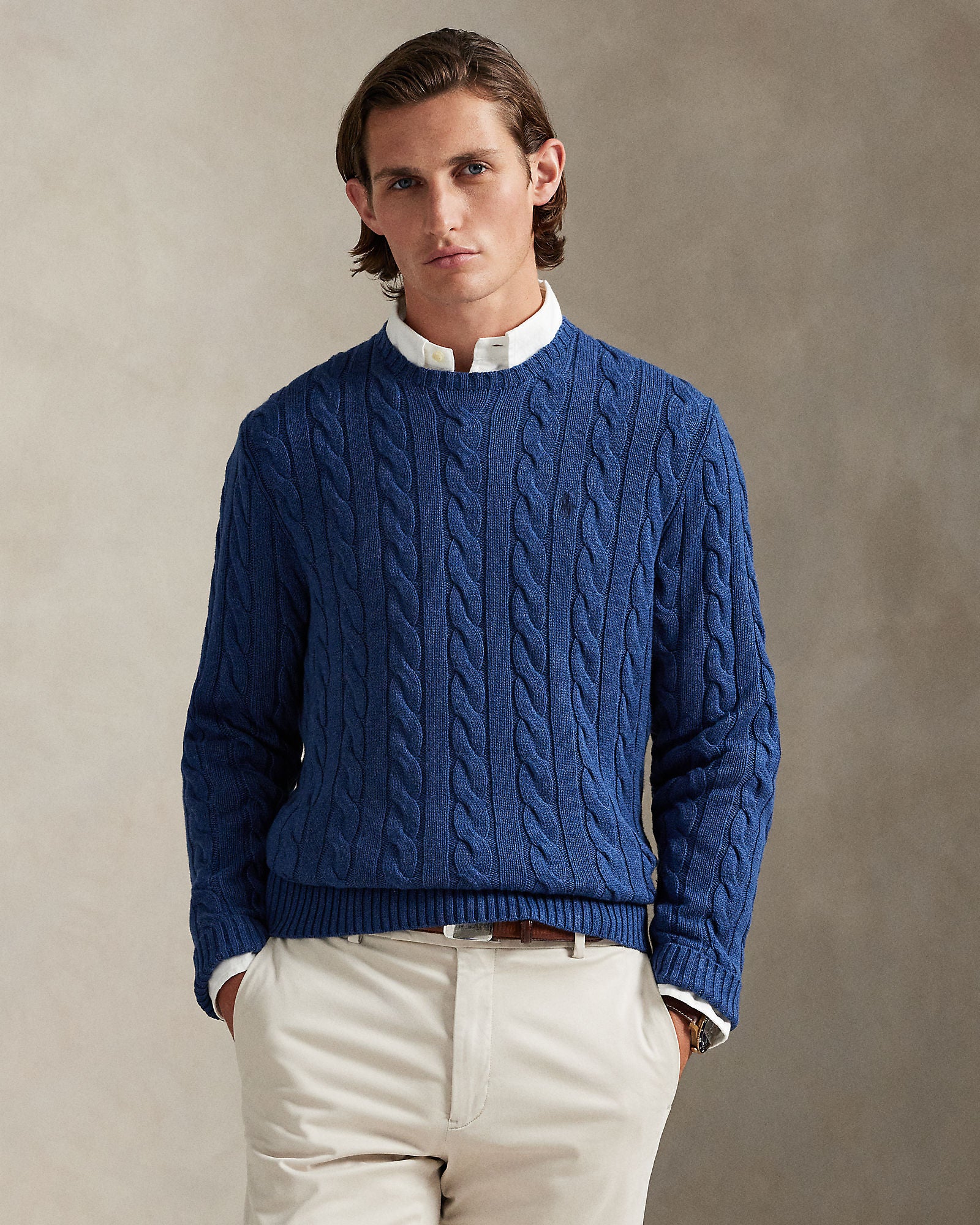 Cable-Knit Cotton Sweater - BoUvy