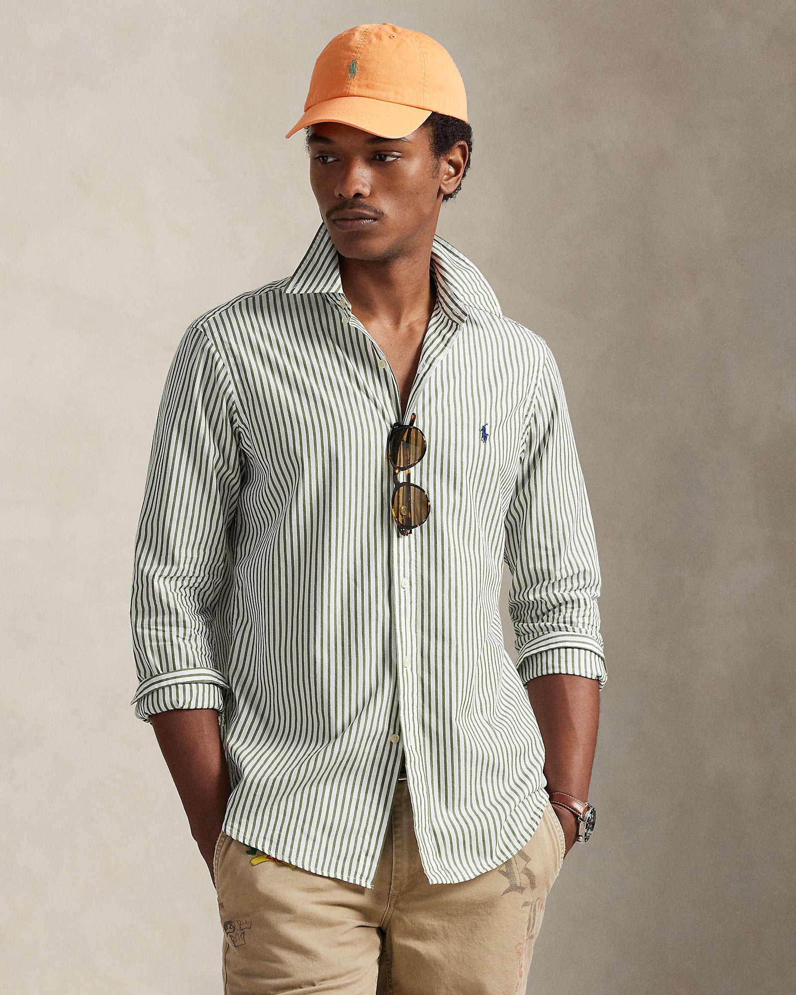 Custom Fit Striped Broadcloth Shirt - BoUvy
