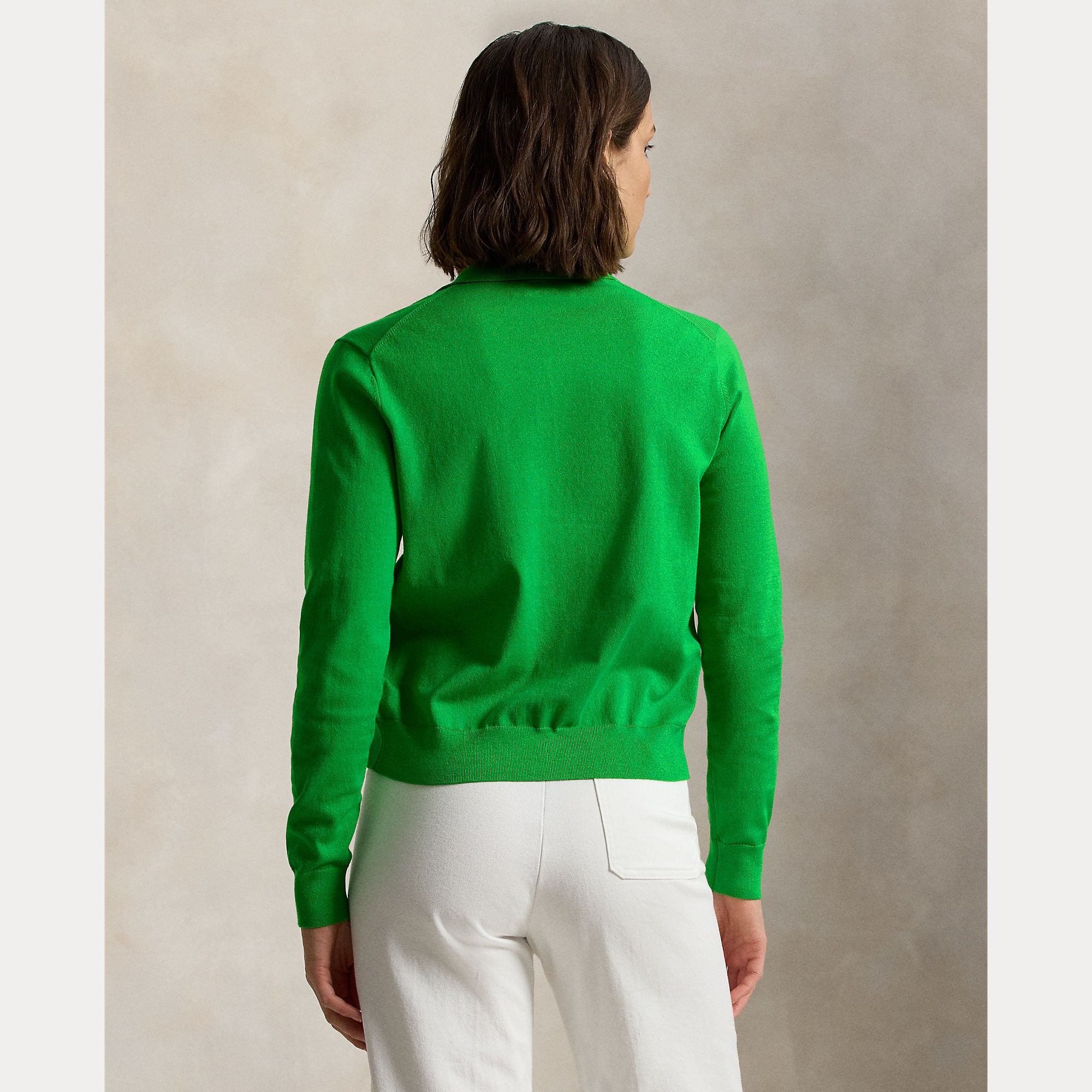 Polo-Collar Buttoned Cardigan - BoUvy