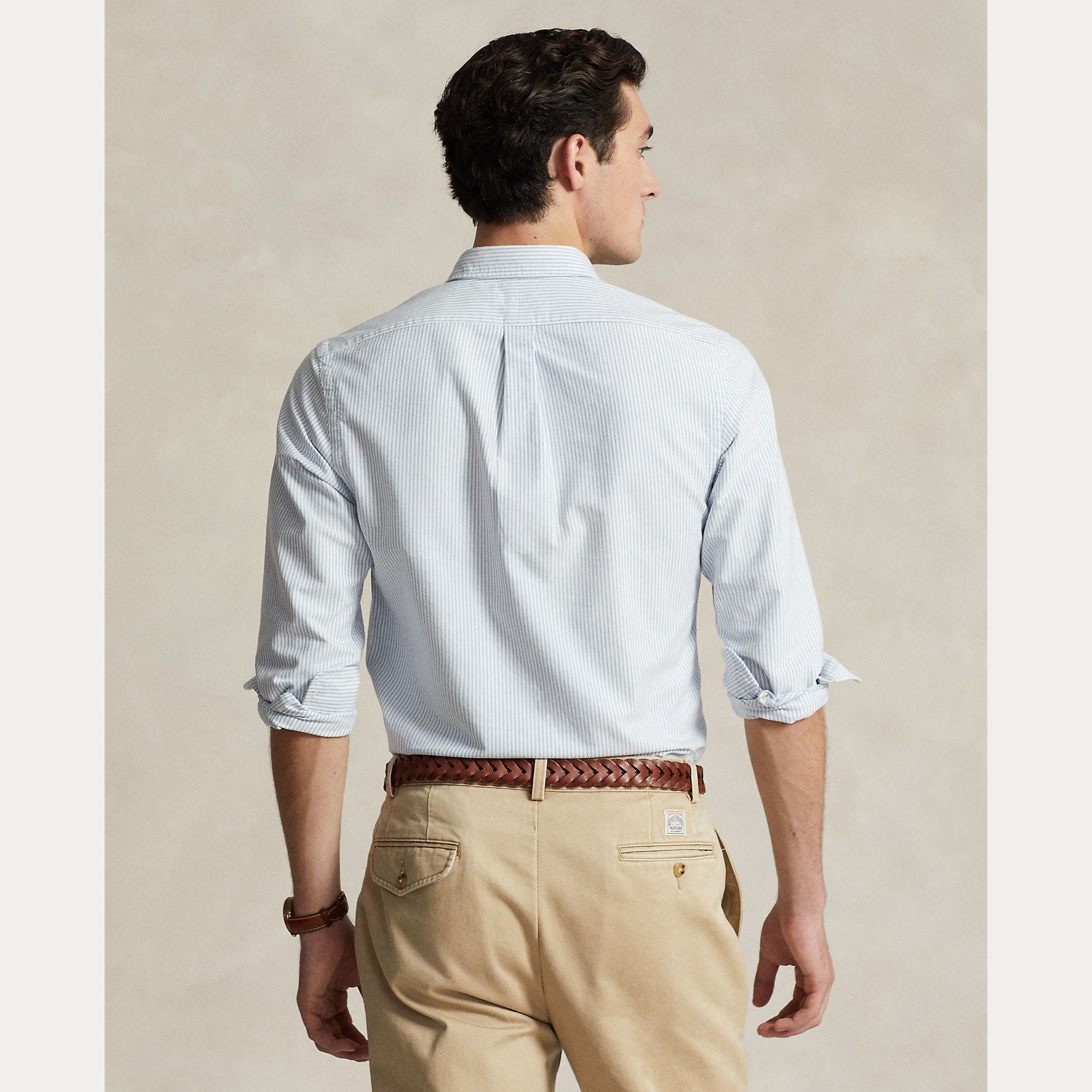 Slim Fit Striped Oxford Shirt - BoUvy