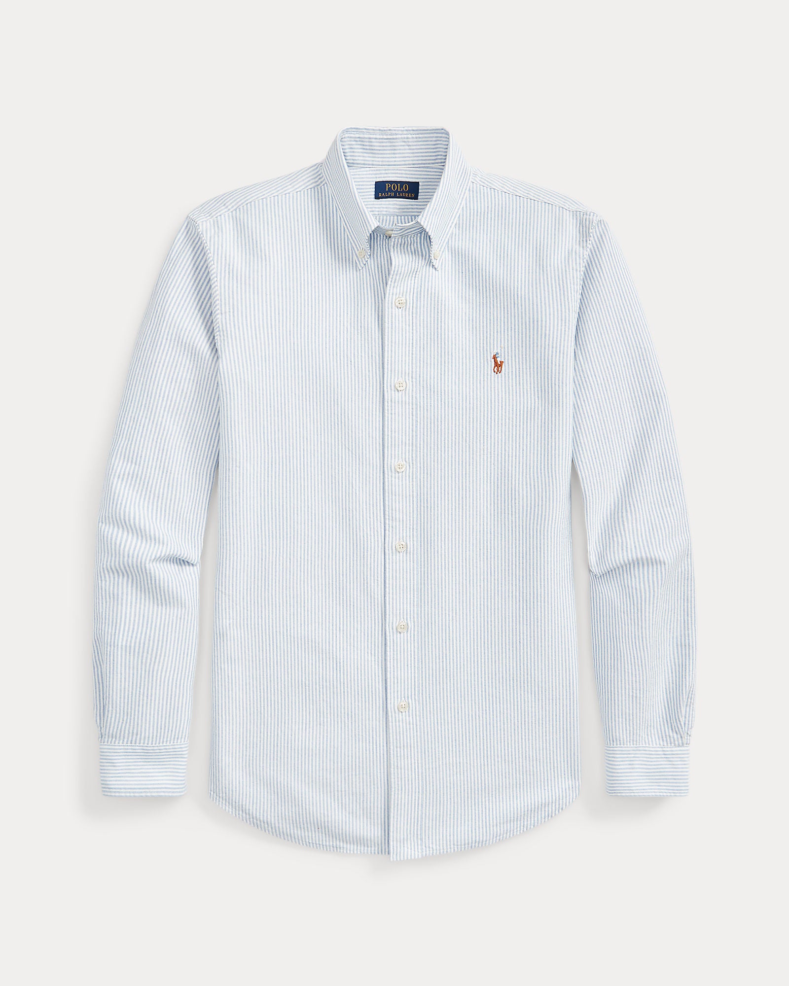 Custom Fit Striped Oxford Shirt - BoUvy