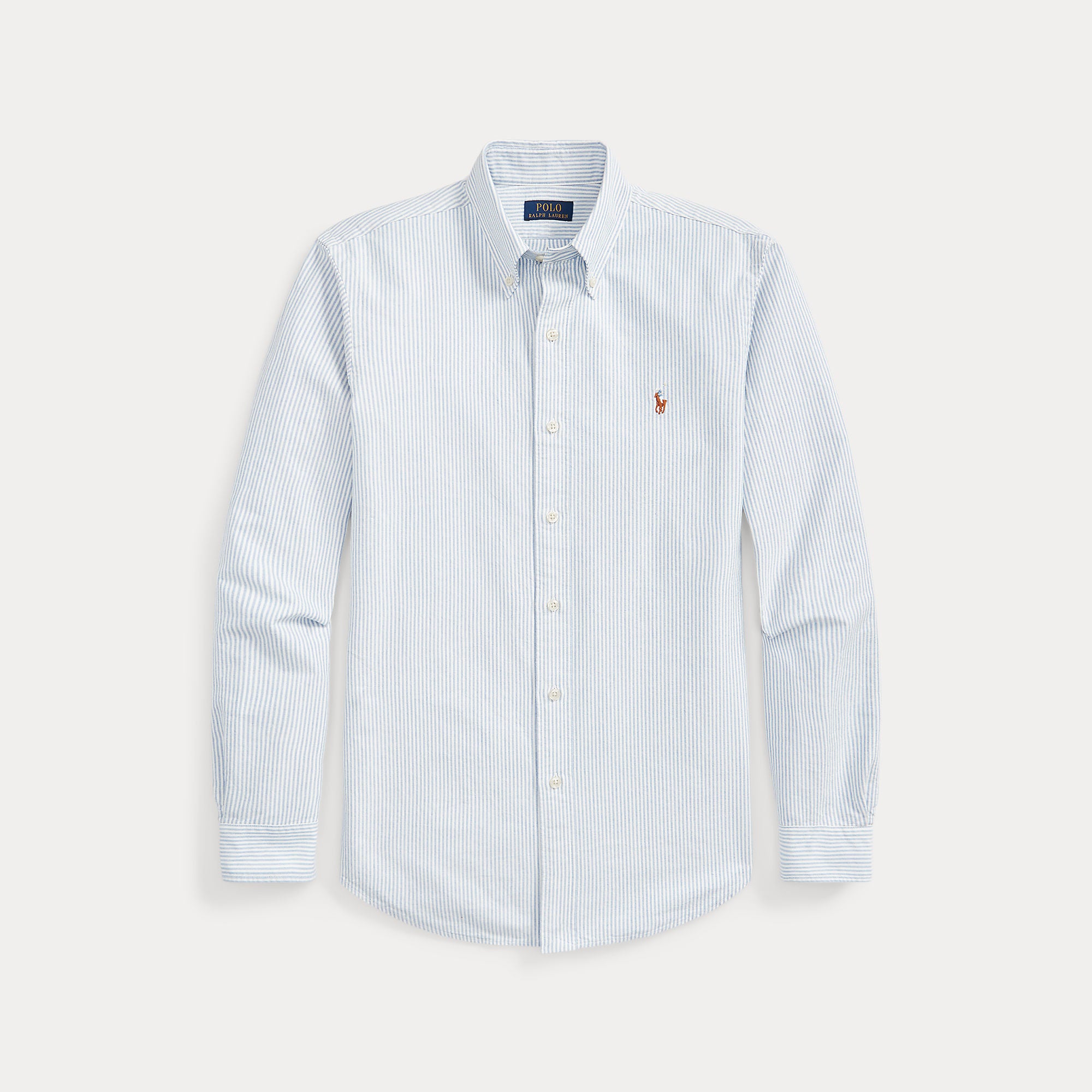 Custom Fit Striped Oxford Shirt - BoUvy