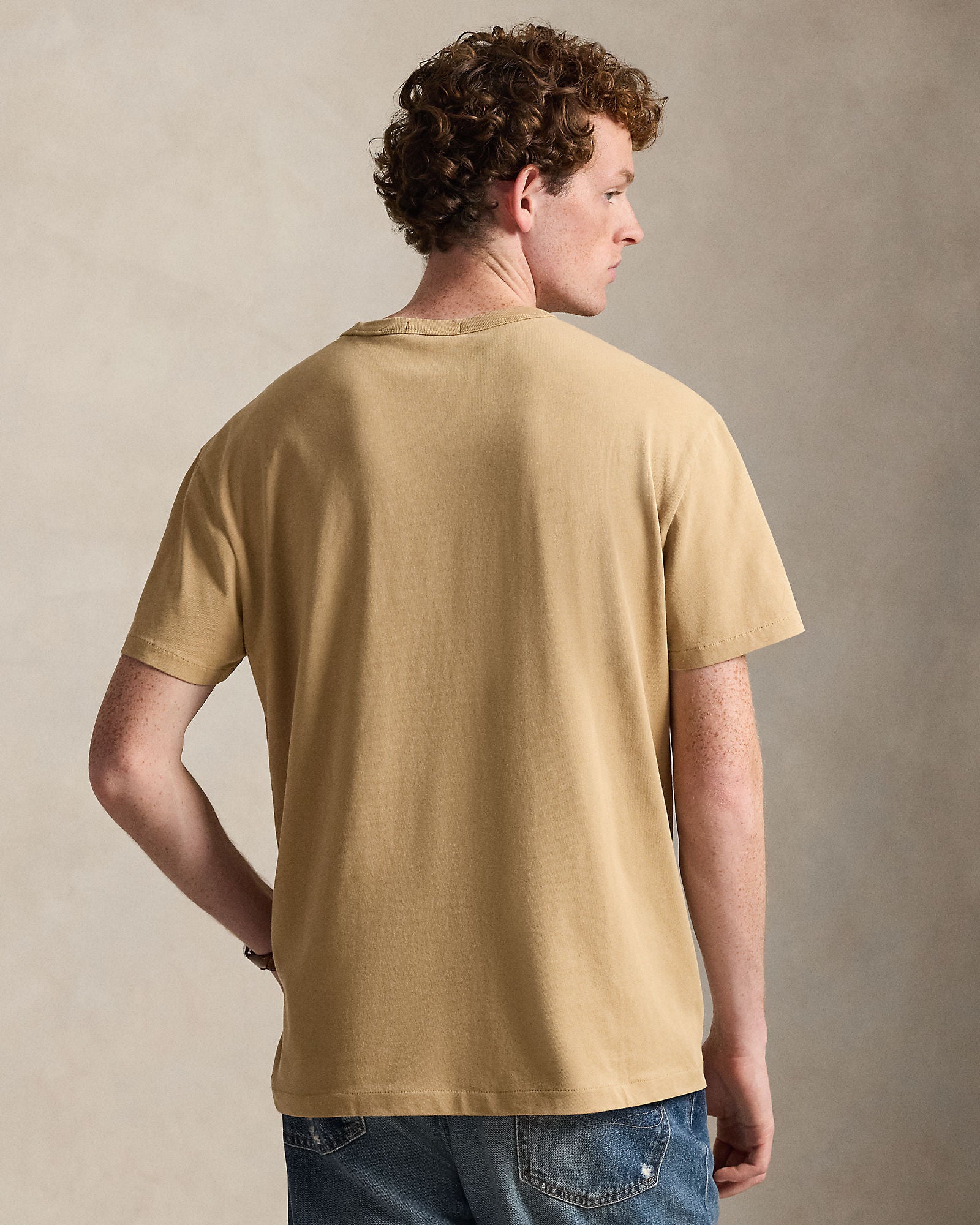 Classic Fit Jersey Crewneck T-Shirt - BoUvy