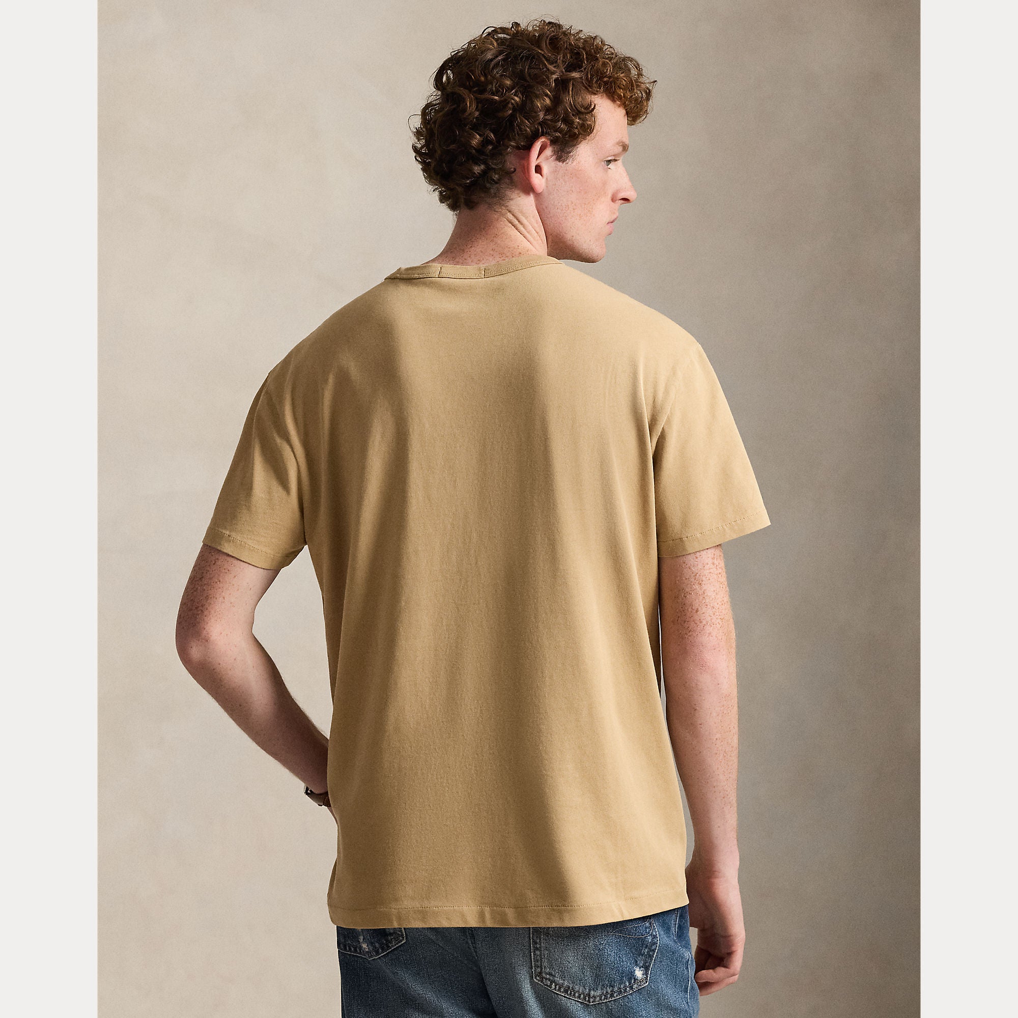 Classic Fit Jersey Crewneck T-Shirt - BoUvy