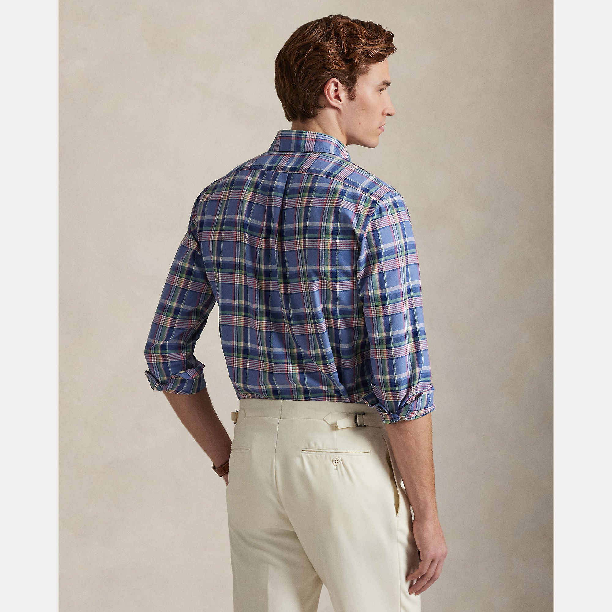 CUSTOM FIT TATTERSALL OXFORD SHIRT - BoUvy