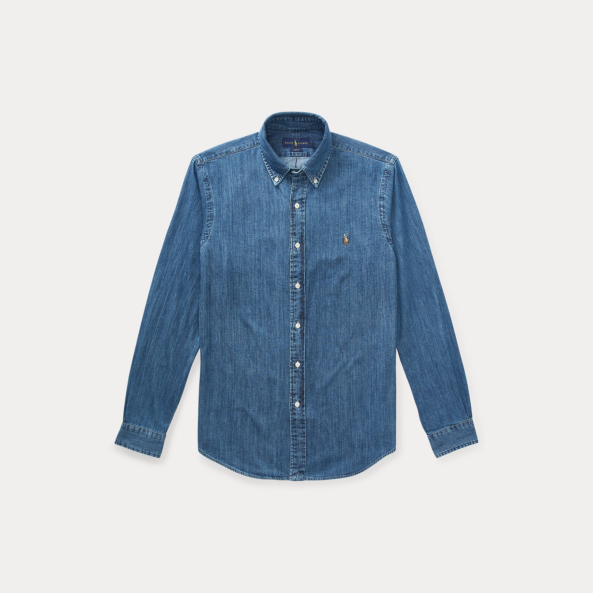 Slim Fit Oxford Denim Shirt - BoUvy