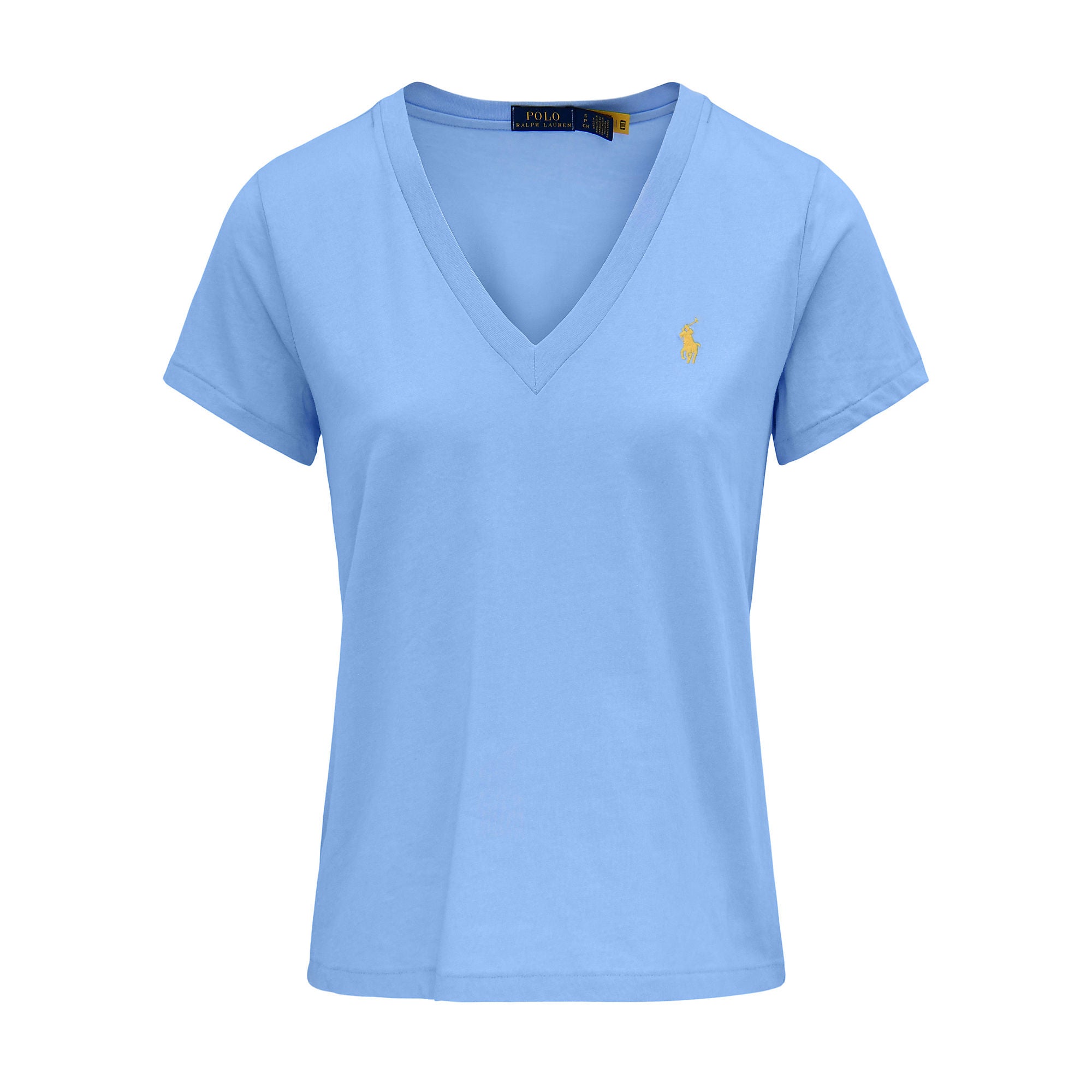 Cotton Jersey V-Neck Tee - BoUvy
