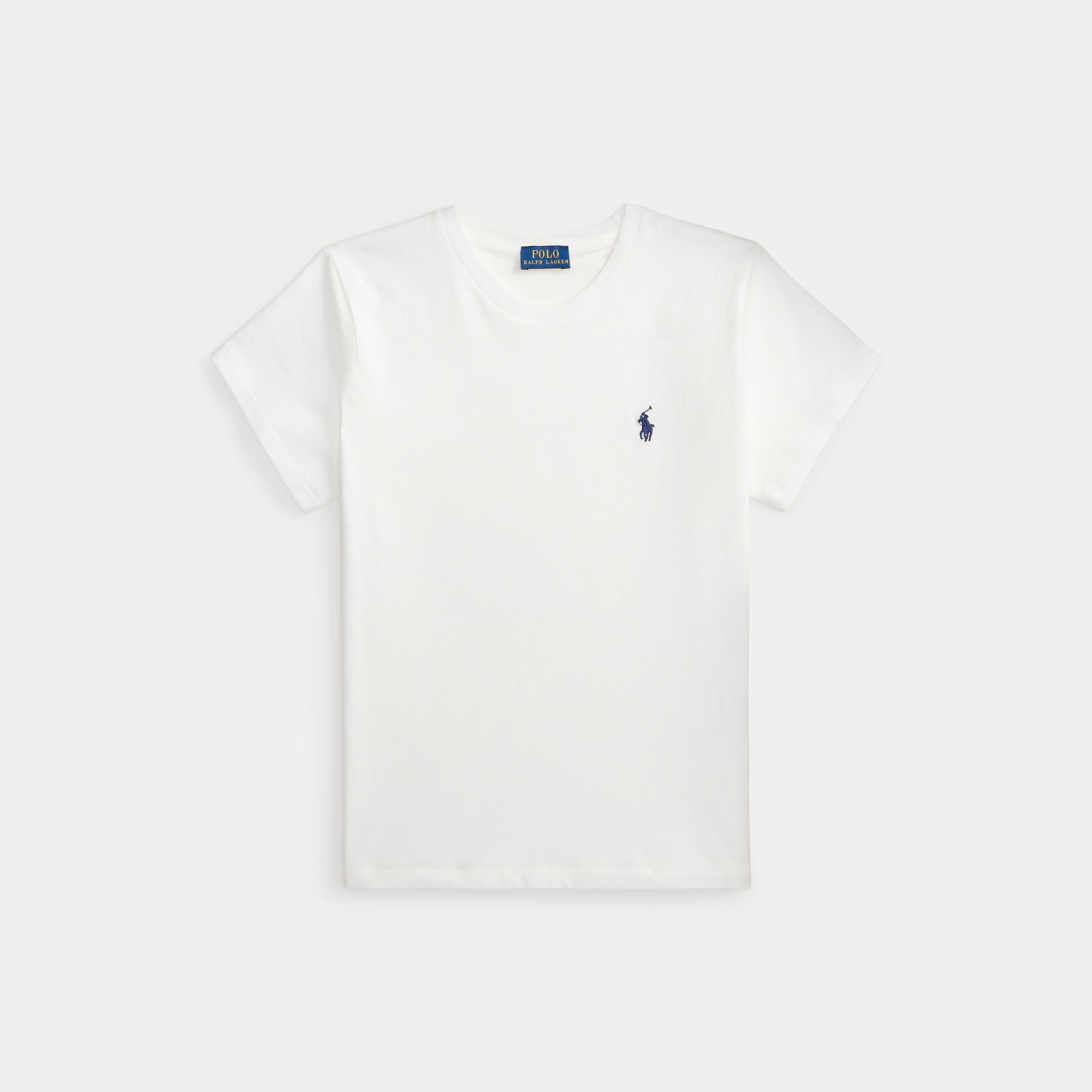 Cotton Jersey Crewneck Tee - BoUvy