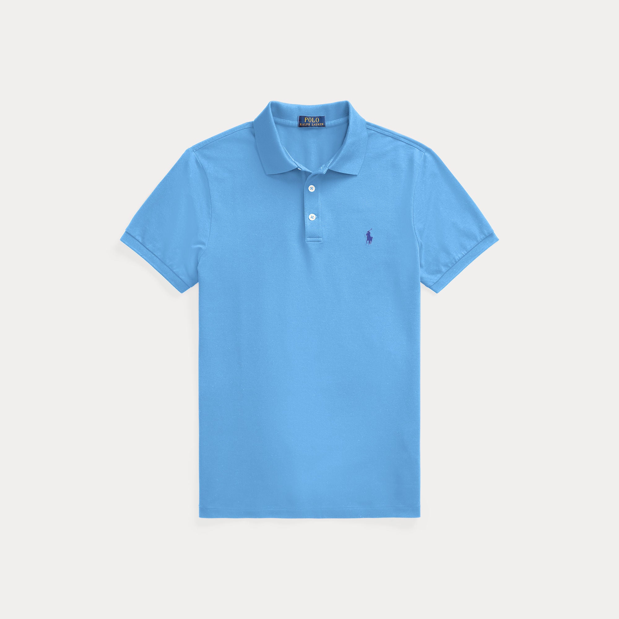Slim Fit Mesh Polo Shirt - BoUvy