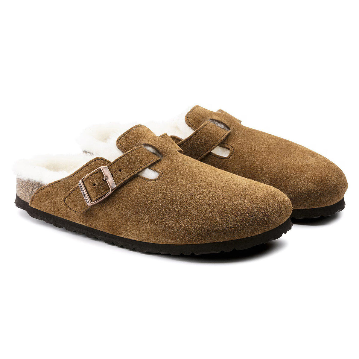 Boston Shearling Suede Leather in Color Mink | BoUvy