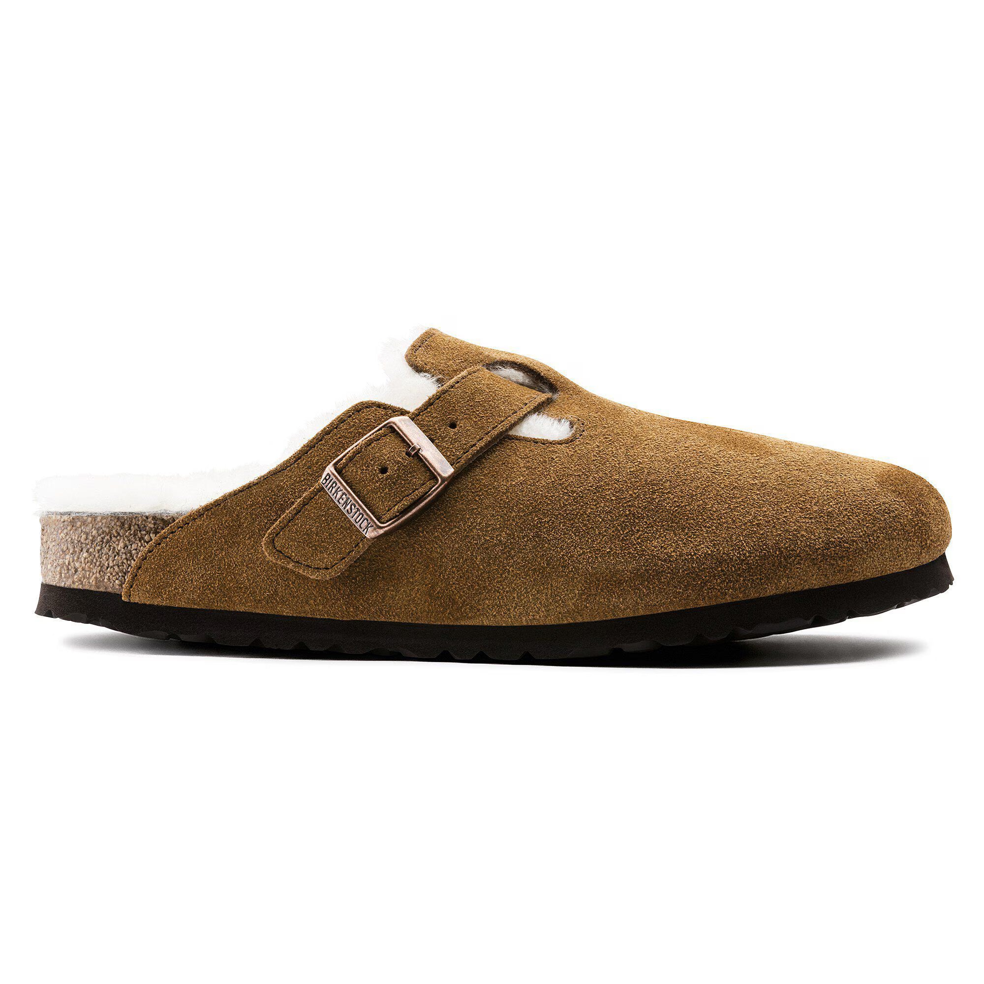 Boston Shearling Suede Leather in Color Mink | BoUvy