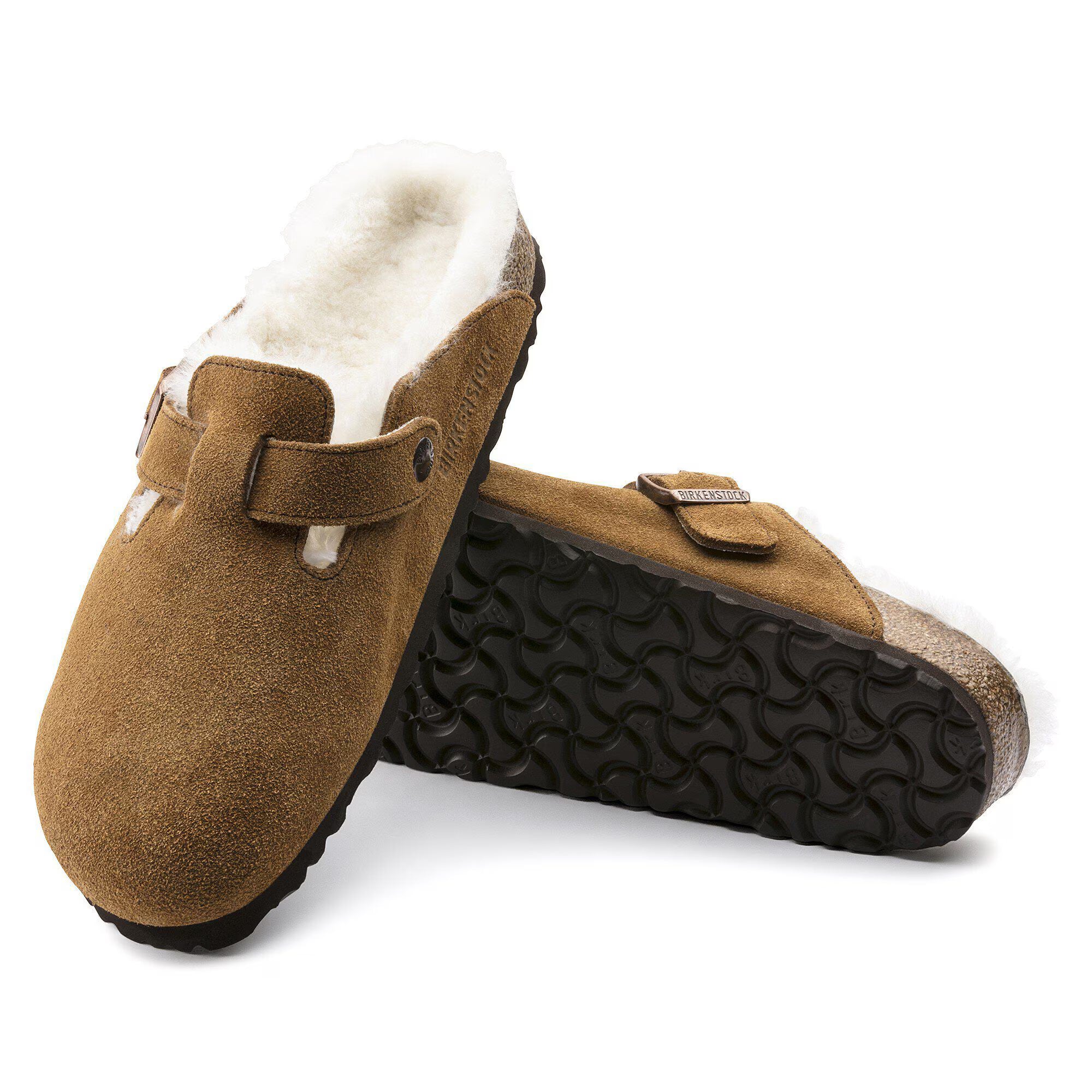 Boston Shearling Suede Leather in Color Mink | BoUvy