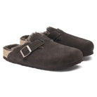 Boston Shearling Suede Leather in Color Mocha | BoUvy
