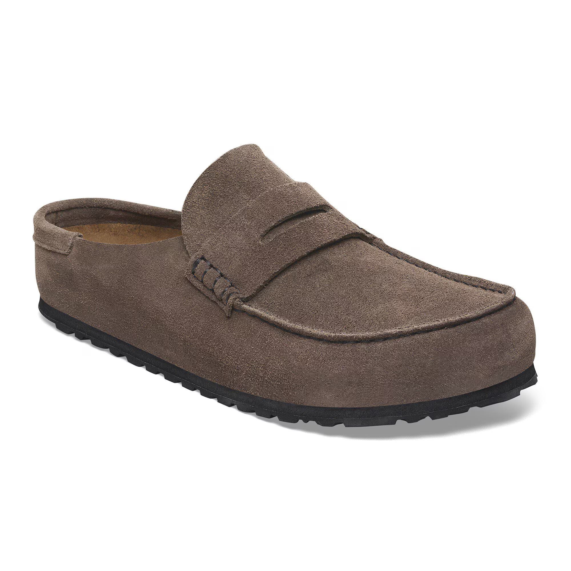 Naples Wrapped Suede Leather in Color Concrete Gray | BoUvy