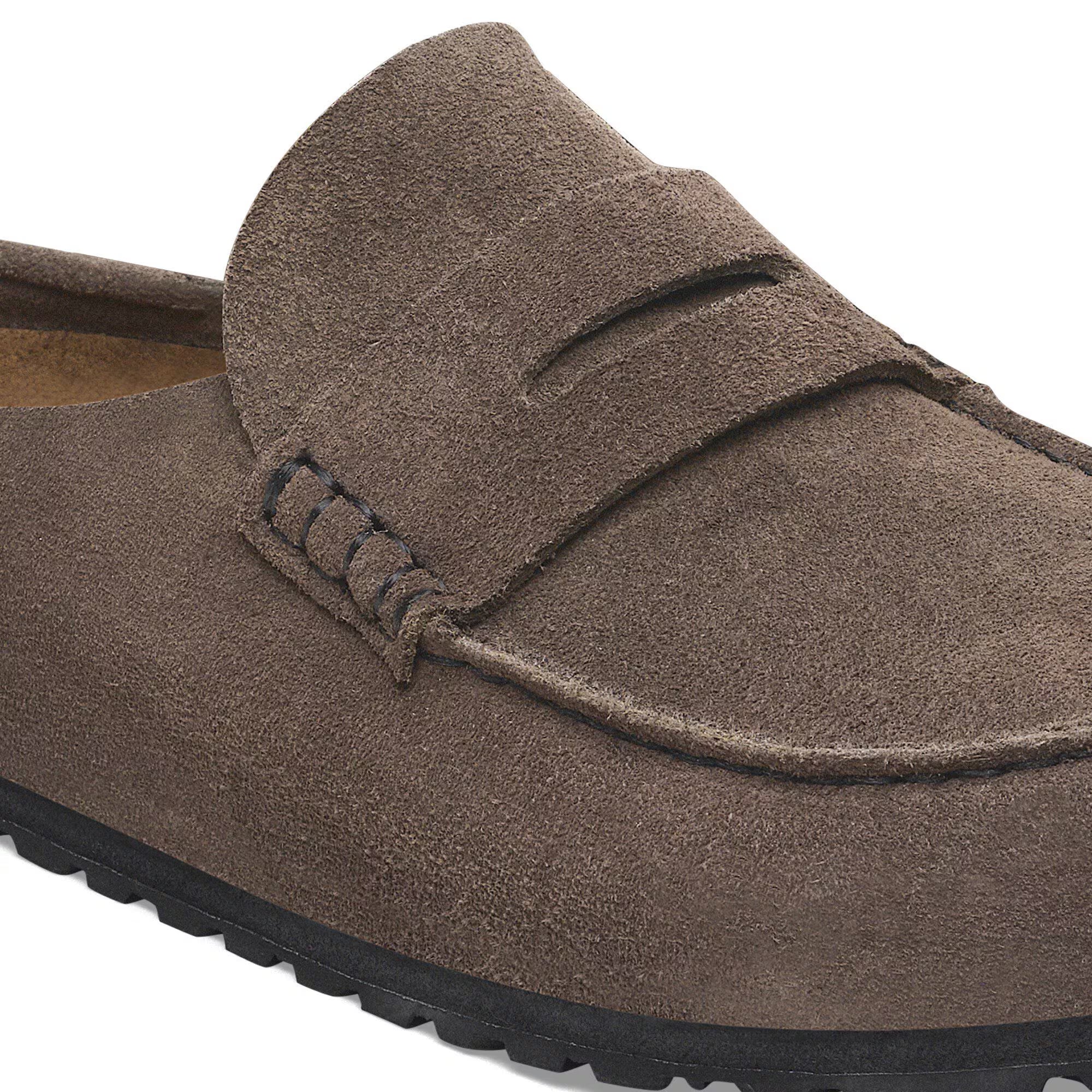 Naples Wrapped Suede Leather in Color Concrete Gray | BoUvy