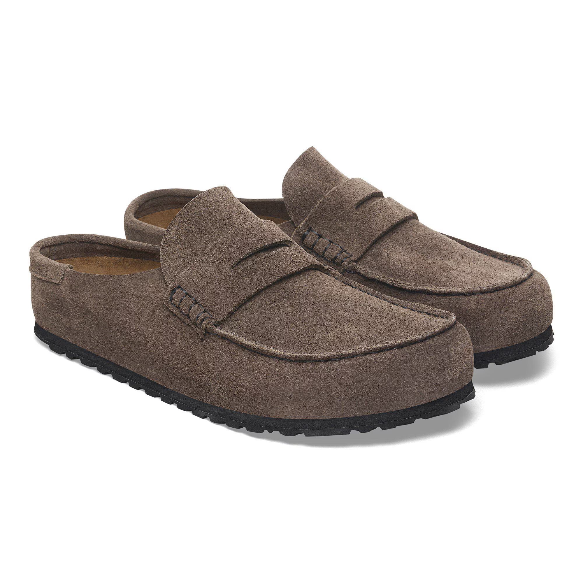 Naples Wrapped Suede Leather in Color Concrete Gray | BoUvy