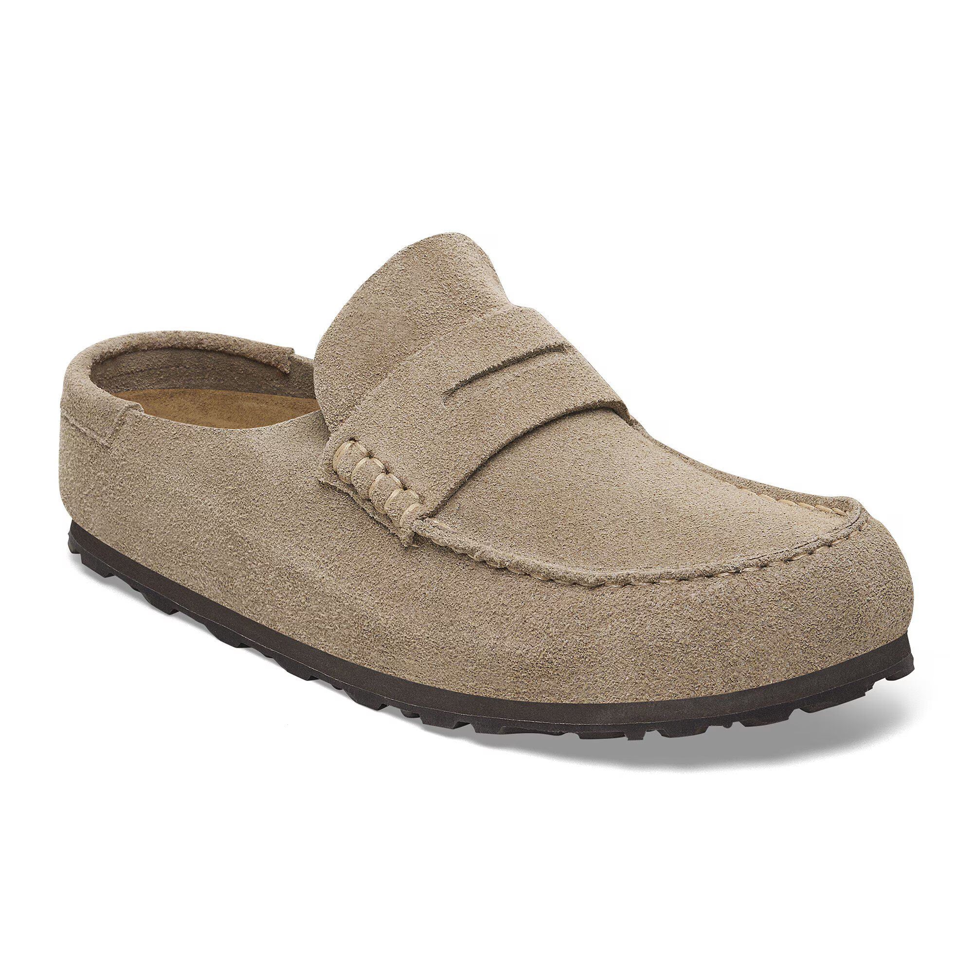 Naples Wrapped Suede Leather in Color Taupe | BoUvy