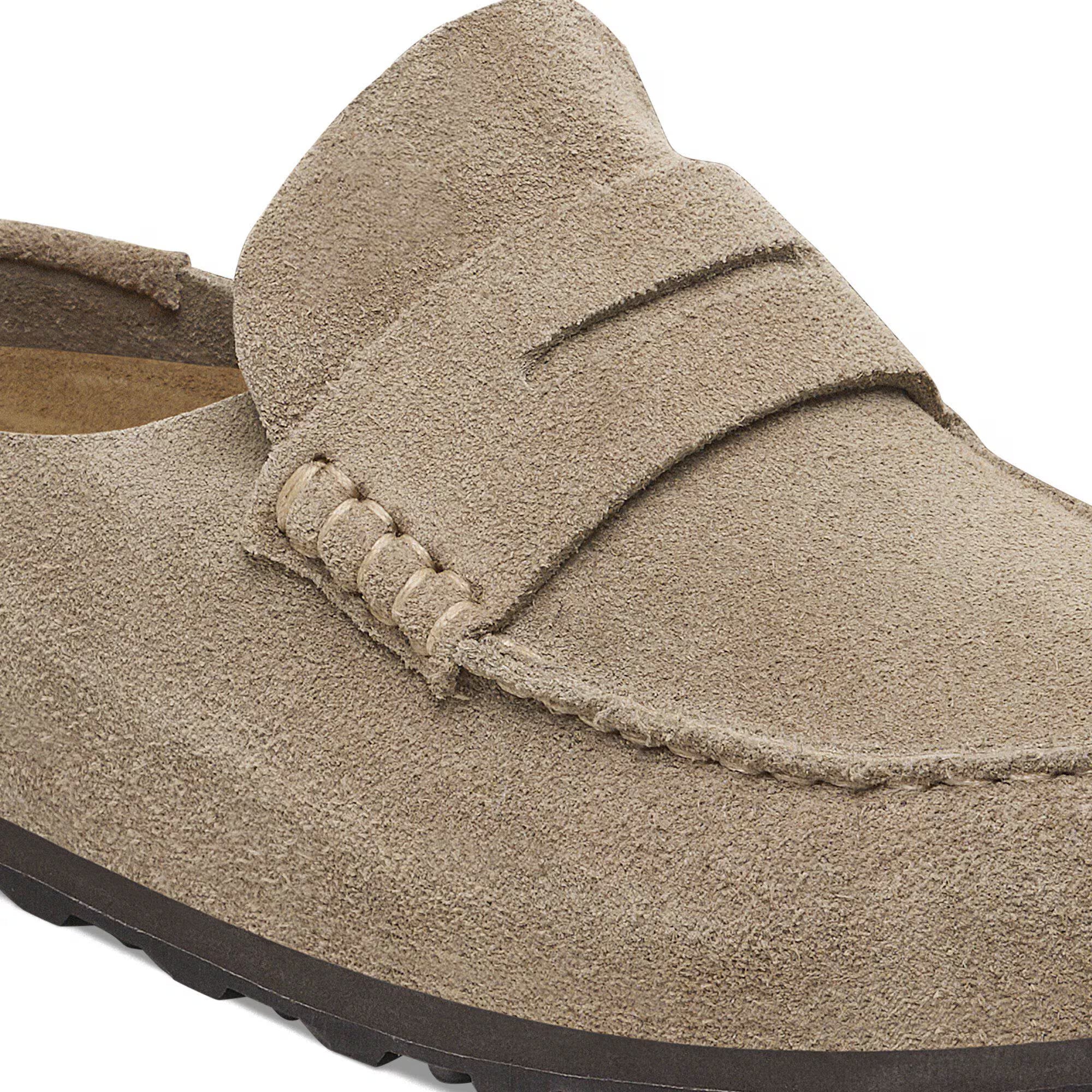 Naples Wrapped Suede Leather in Color Taupe | BoUvy
