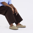 Naples Wrapped Suede Leather in Color Taupe | BoUvy