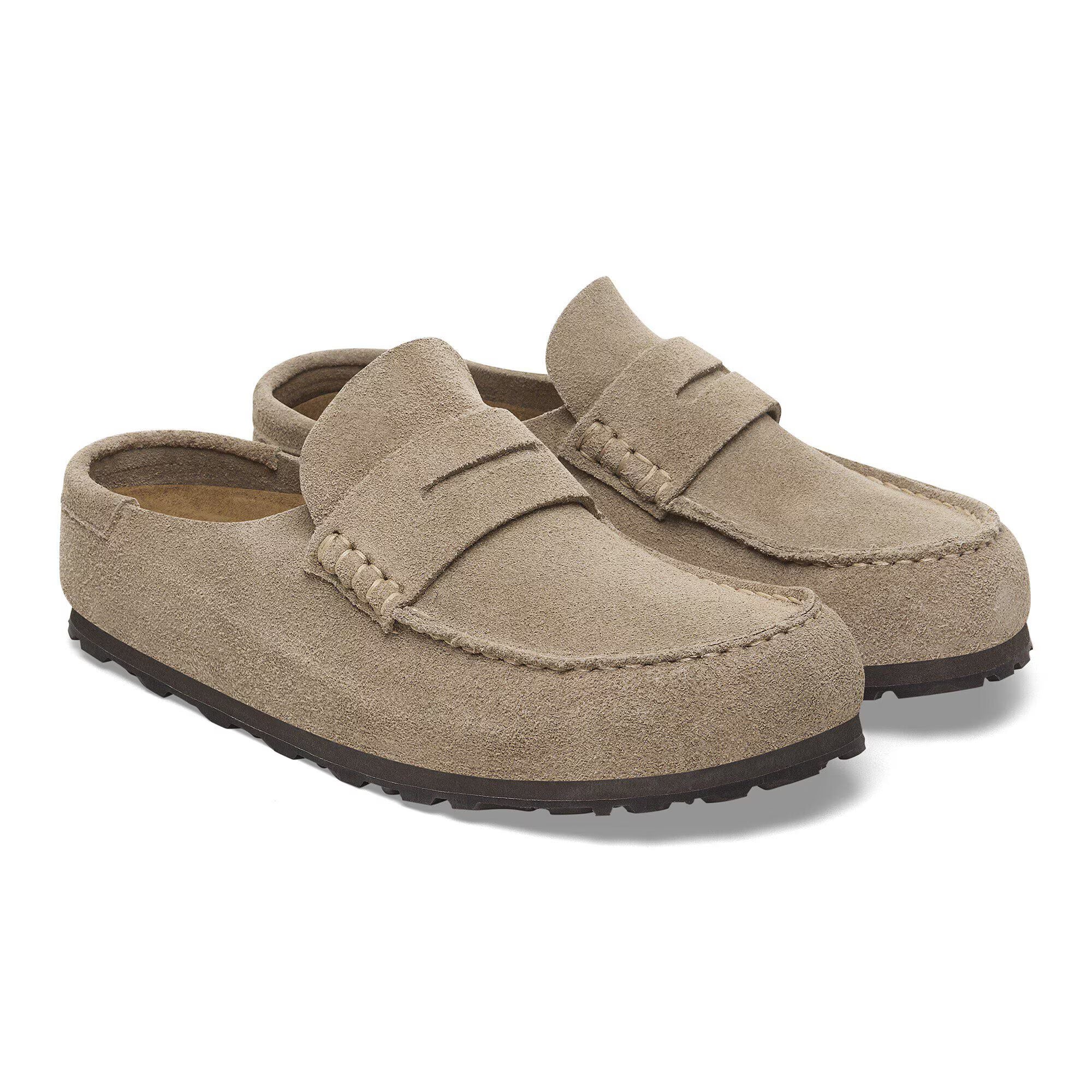 Naples Wrapped Suede Leather in Color Taupe | BoUvy