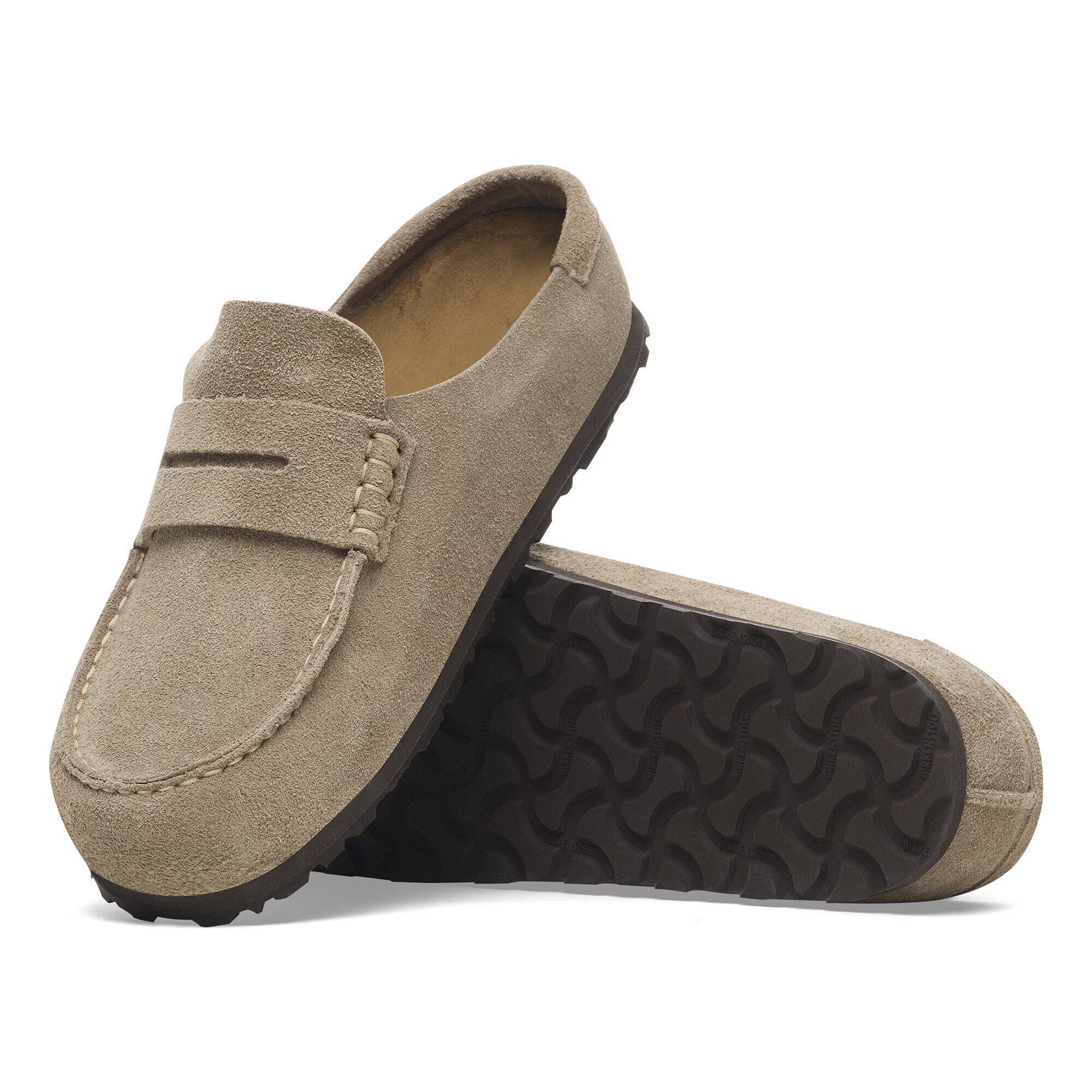 Naples Wrapped Suede Leather in Color Taupe | BoUvy