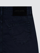 Bard - Cotton and Lyocell Stretch Twill Navy Blue | BoUvy