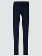 Bard - Cotton and Lyocell Stretch Twill Navy Blue | BoUvy