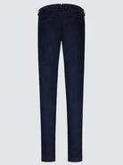 Bobby Pants Navy Blue Cotton and Lyocell Stretch Twill | BoUvy
