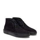 Men's navy blue suede desert boot | BoUvy