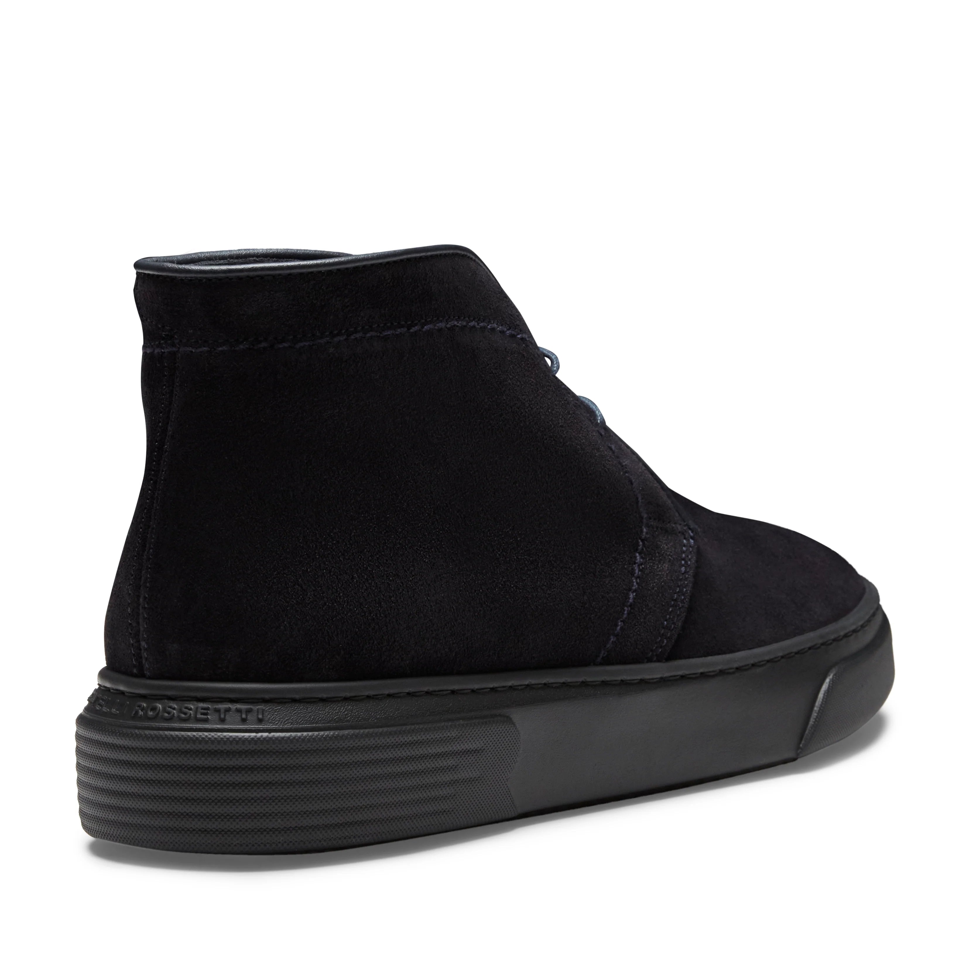 Men's navy blue suede desert boot | BoUvy