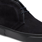 Men's navy blue suede desert boot | BoUvy