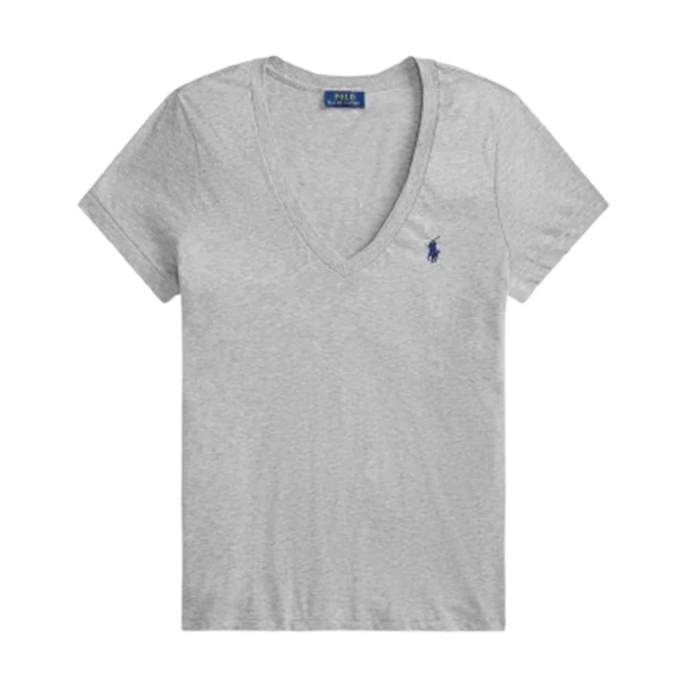 Cotton Jersey V-Neck Tee - BoUvy
