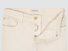 Bard 5 Pockets Denim Pants in Ecru Stretch Bull | BoUvy