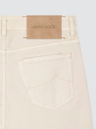 Bard 5 Pockets Denim Pants in Ecru Stretch Bull | BoUvy