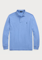 Mesh Long-Sleeve Polo Shirt - BoUvy