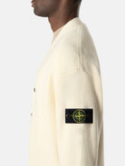 V-neck cardigan with buttons and ribbed trims - BoUvy