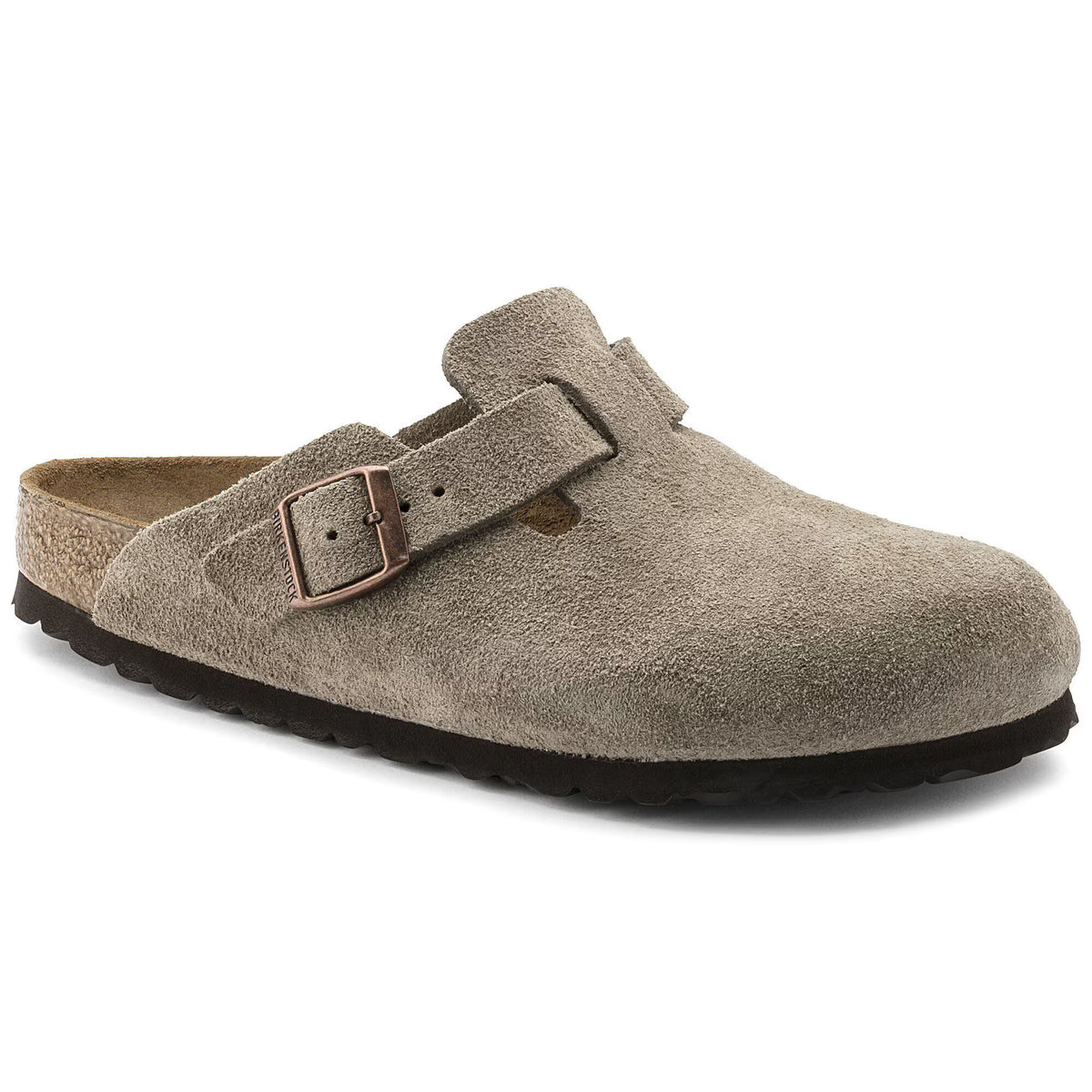 Boston Suede Leather in Color Taupe | BoUvy