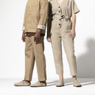 Boston Suede Leather in Color Taupe | BoUvy