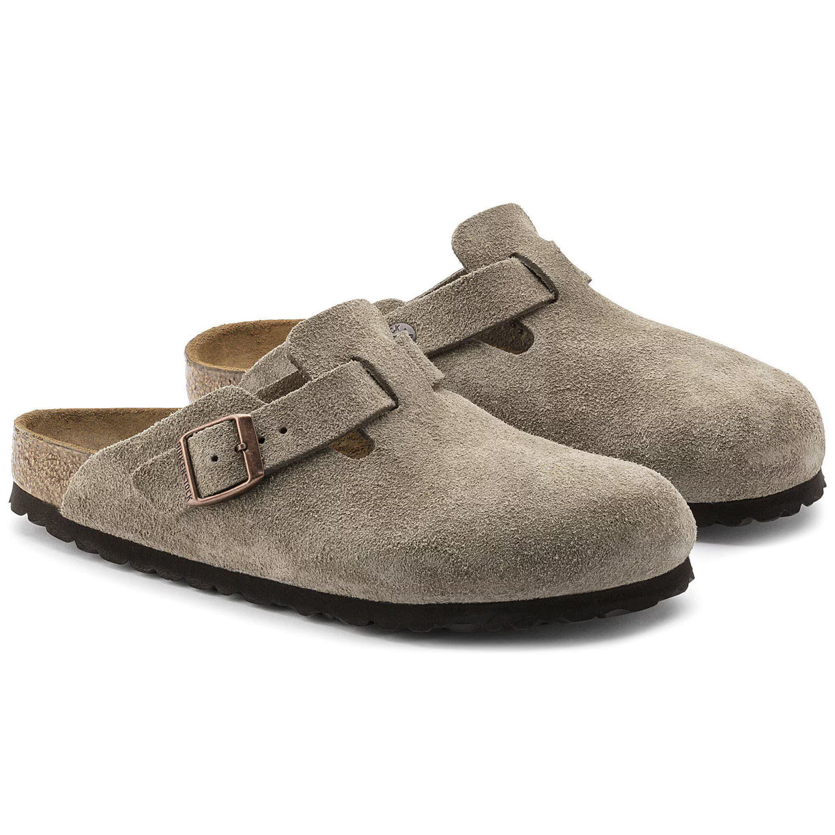 Boston Suede Leather in Color Taupe | BoUvy