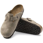 Boston Suede Leather in Color Taupe | BoUvy