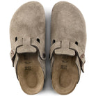 Boston Suede Leather in Color Taupe | BoUvy