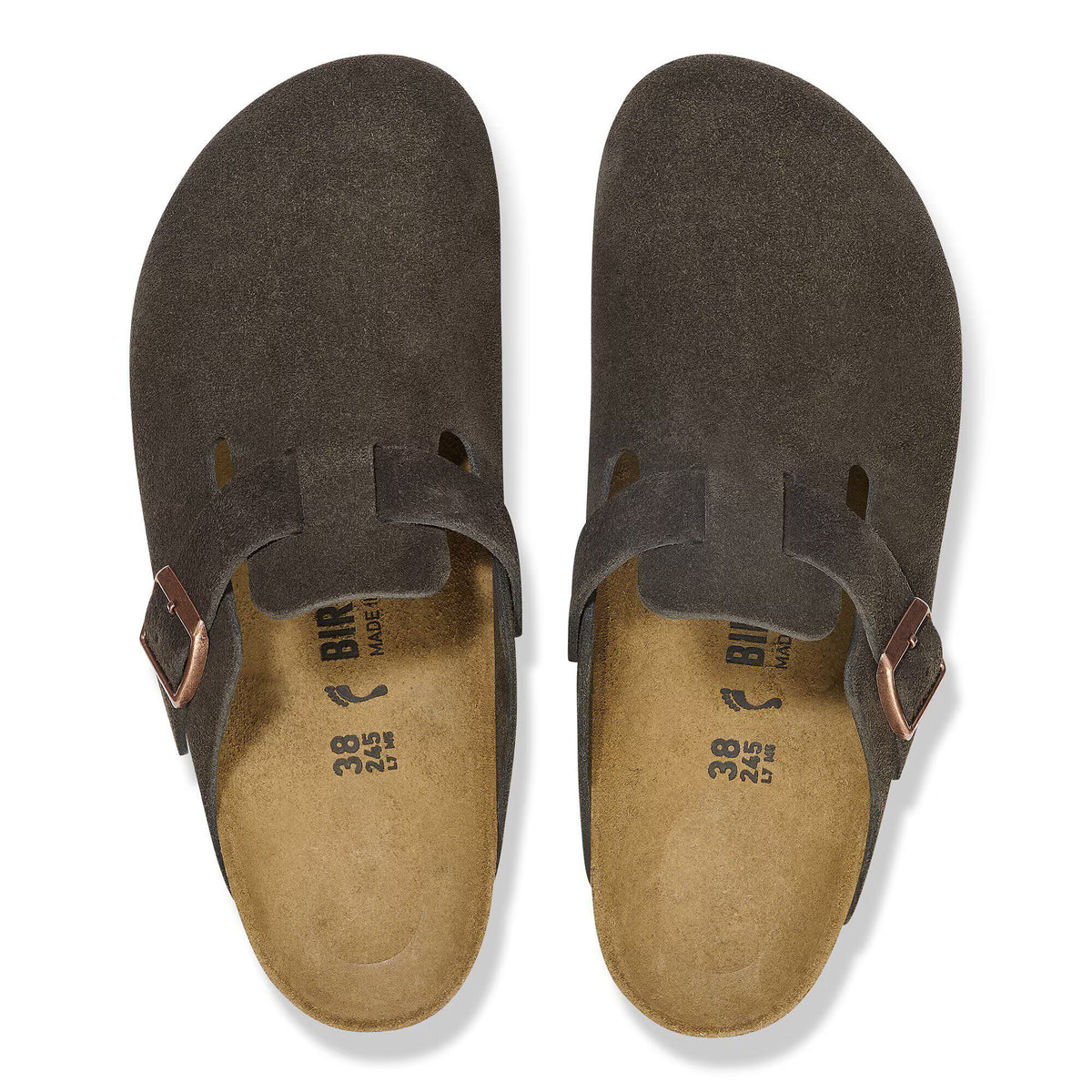 Boston Suede Leather in Color Mocca | BoUvy