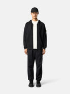 Regular-fit zip-up hooded sweatshirt with pockets - BoUvy