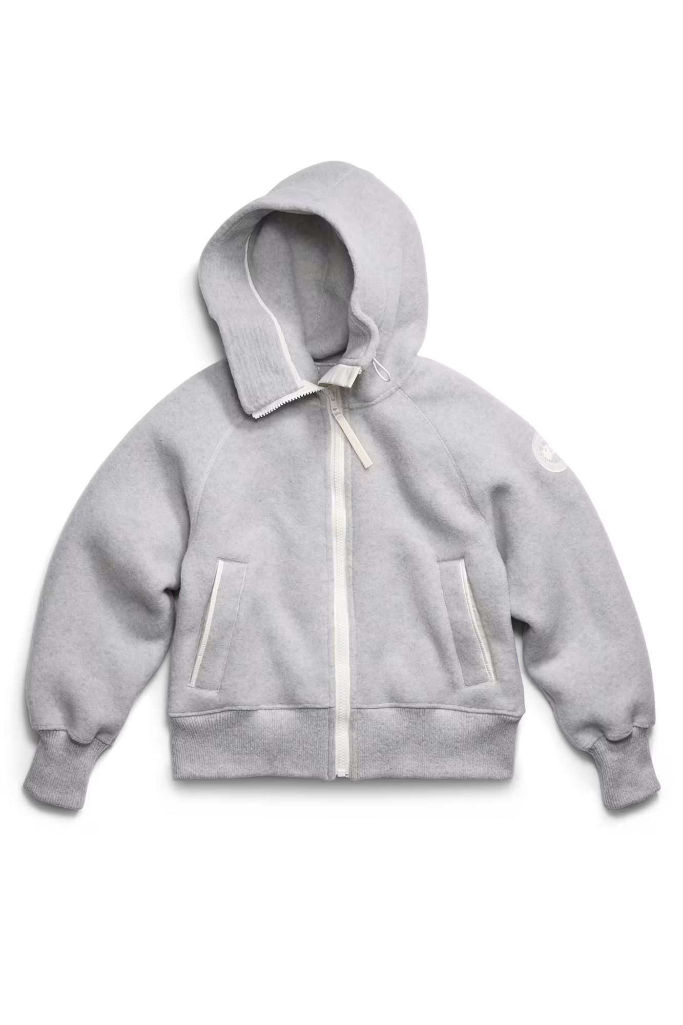 Chilliwack Fleece Bomber White Disc | BoUvy