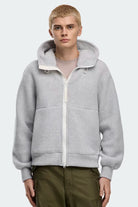 Chilliwack Fleece Bomber White Disc | BoUvy